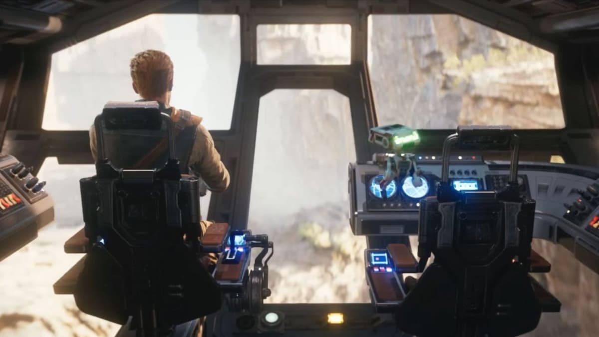 cal and bd-1 in mantis cockpit in star wars jedi survivor