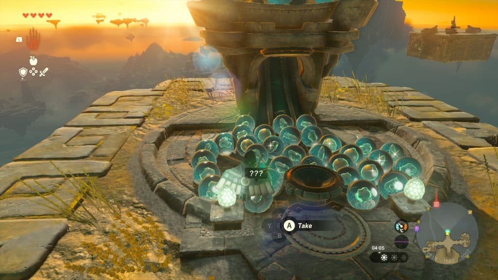 Link using a Zonai Device Dispenser