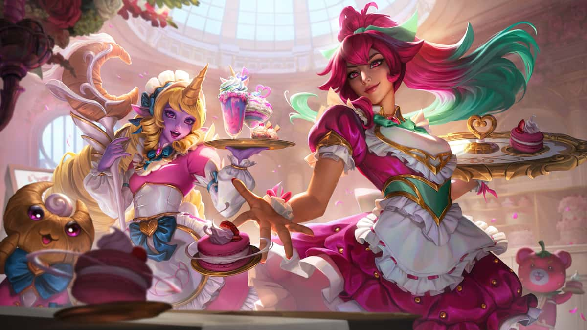 Cafe Cuties Soraka Skin Splash Art