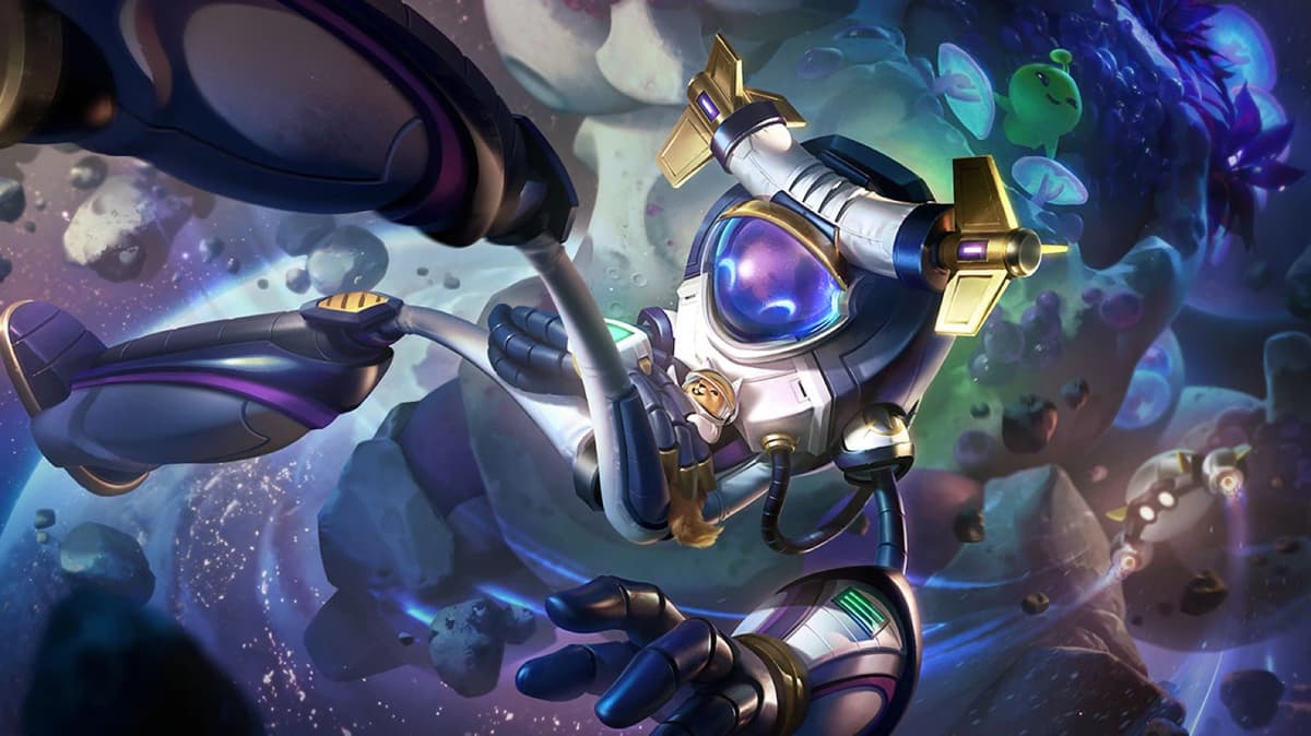 Astronaut Ivern Skin Splash Art