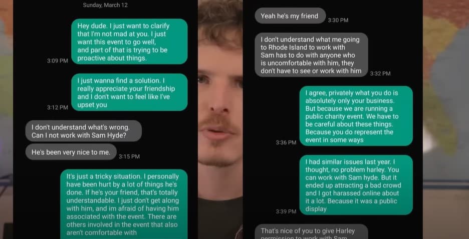 idubbbz froggy fresh text messages creator clash drama