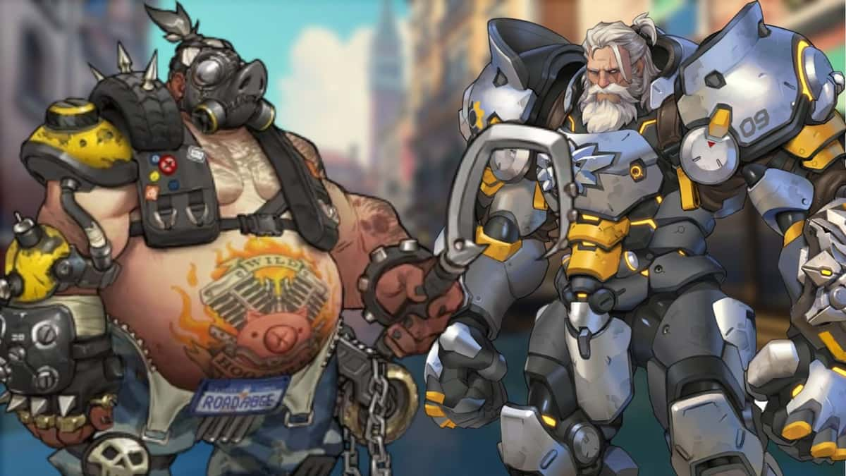 roadhog and reinhardt in overwatch 2