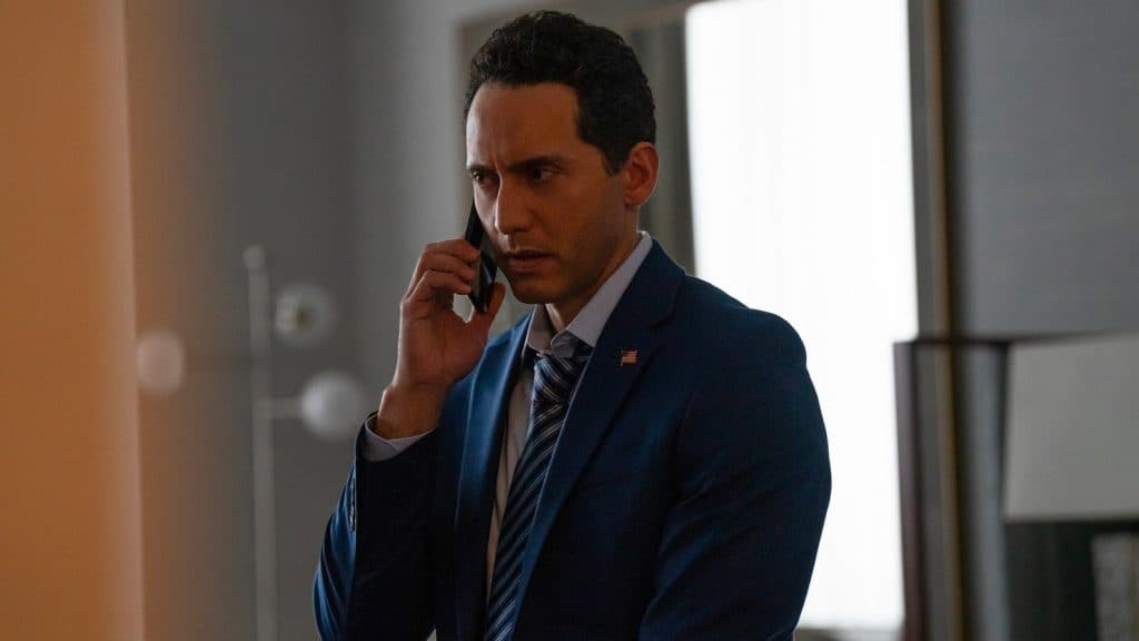 Daniel Jiménez in Succession Season 4 Episode 8