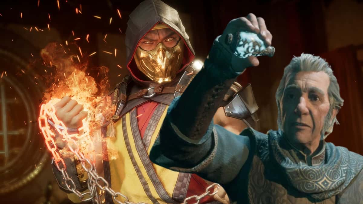 mk11 Hogwarts legacy ads