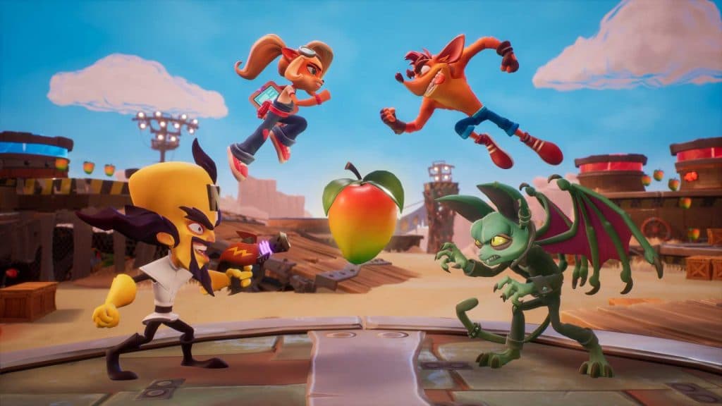 crash team rumble trailer fight