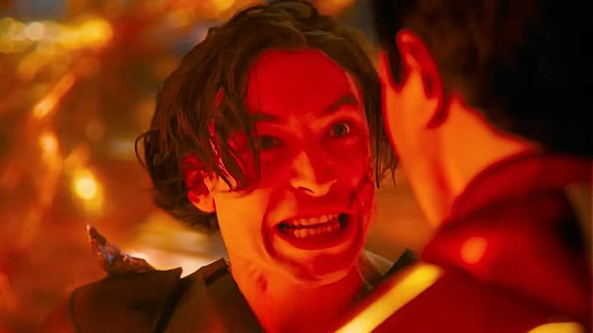 Ezra Miller's Barry Allen as Dark Flash in The Flash