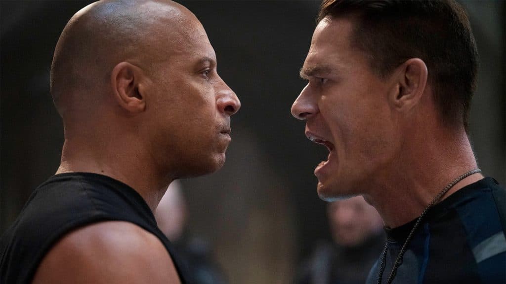 Vin Diesel and John Cena in Fast 9