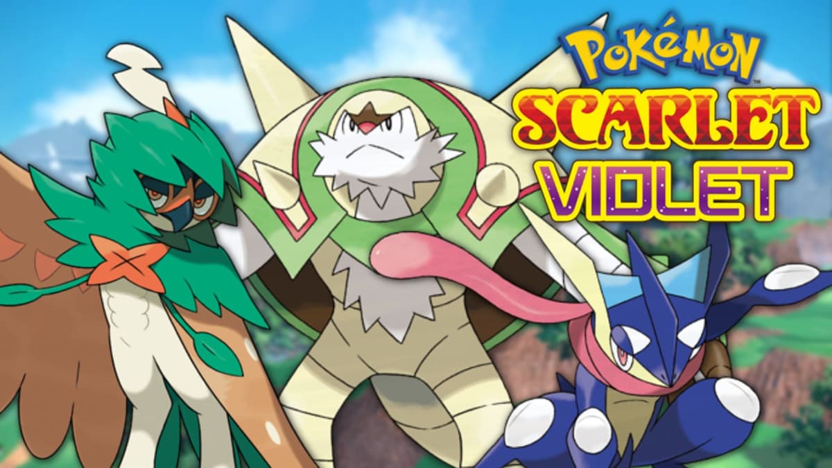 pokemon scarlet violet decidueye greninja chesnaught header