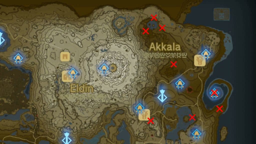 Akkala Korok Seeds location