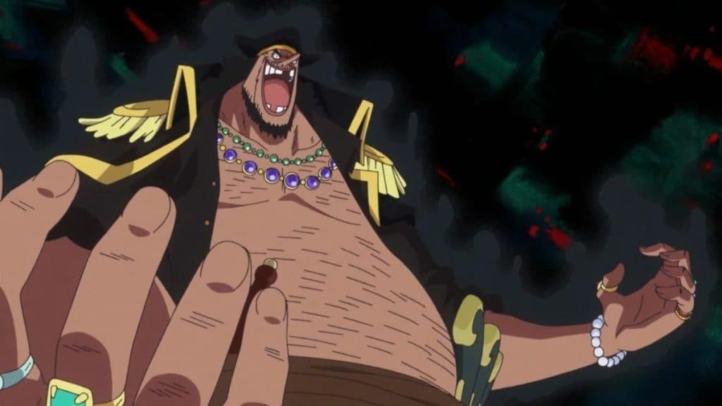 An image featuring Blackbeard from One Piece