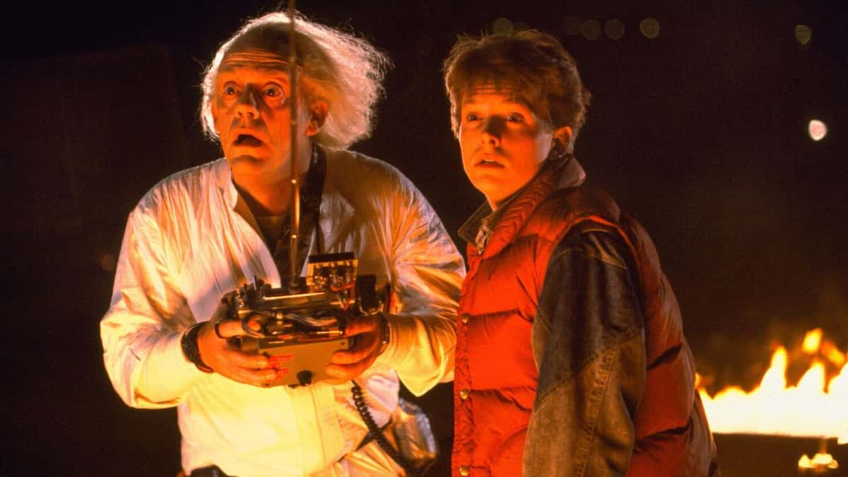 Doc Brown and Marty McFly in Back to the Future