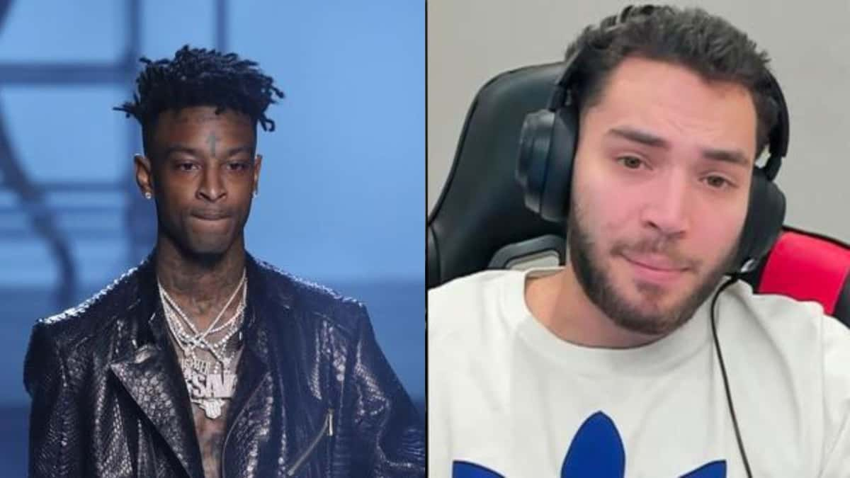 Adin Ross 21 Savage stream