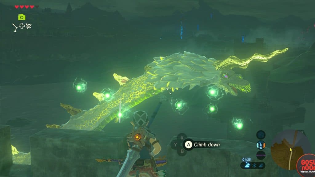 Dragon Locations Zelda Tears of the Kingdom Farosh