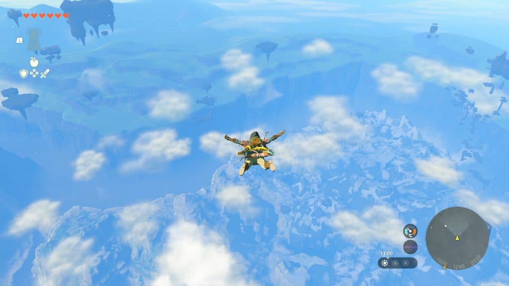 Sky Islands in Zelda Tears of the Kingdom