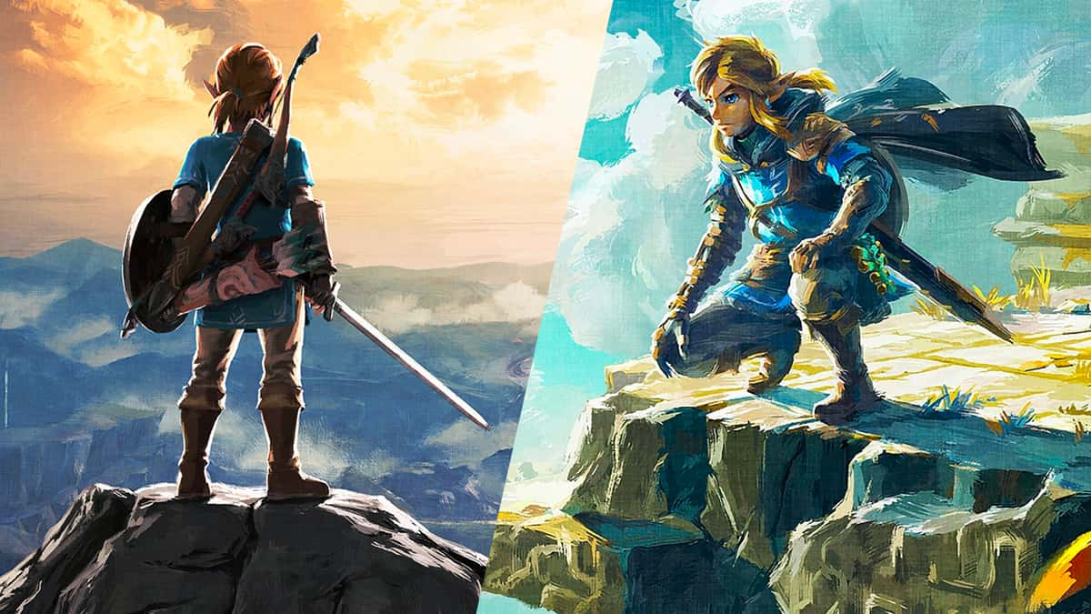 Zelda Tears of the Kingdom and Breath of the Wild screenshots