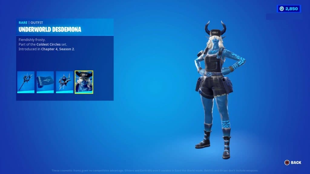 Fortnite Underworld Desdemona Skin