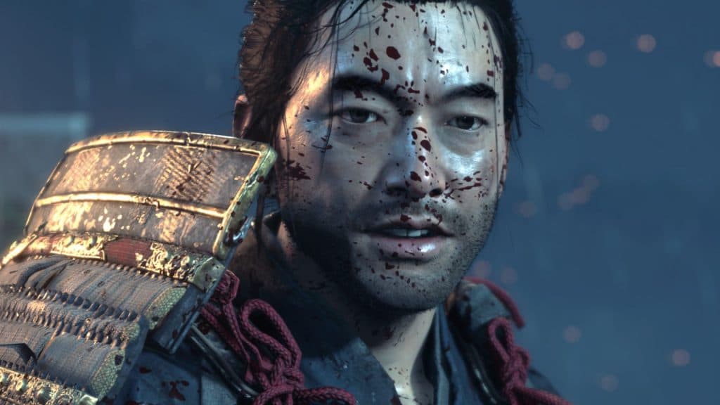 up close with jin sakai in ghost of tsushima