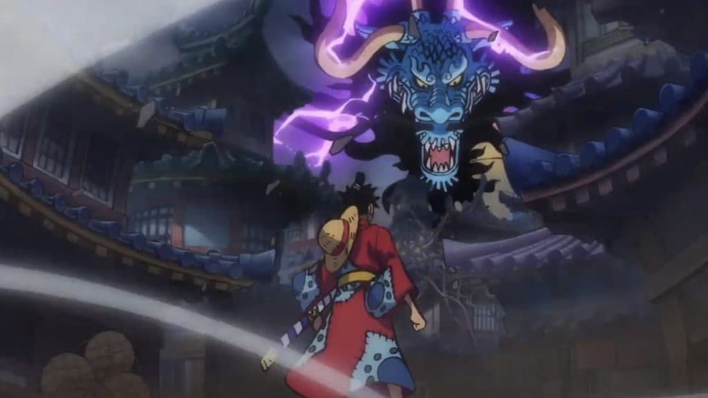 One Piece Luffy and Kaido