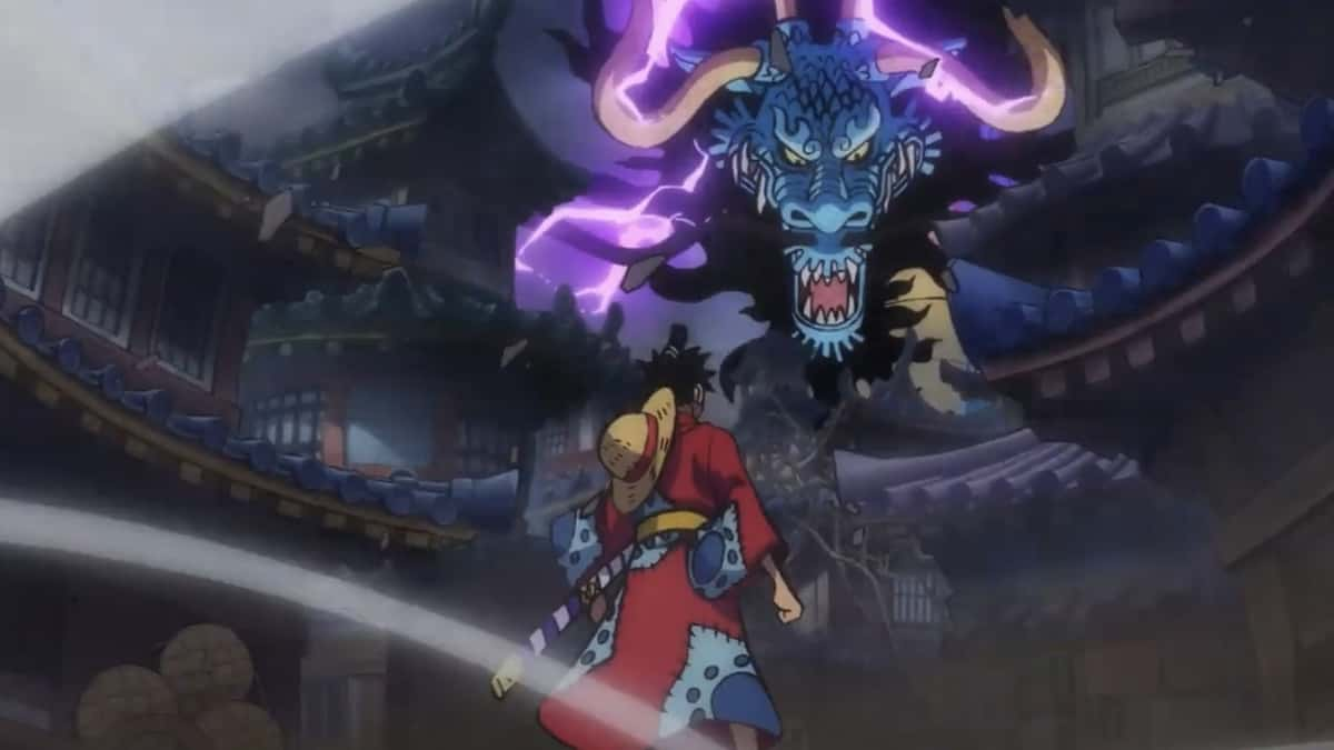 One Piece Luffy and Kaido