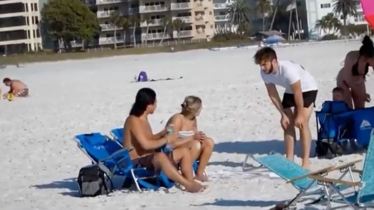 Beach prank goes too far