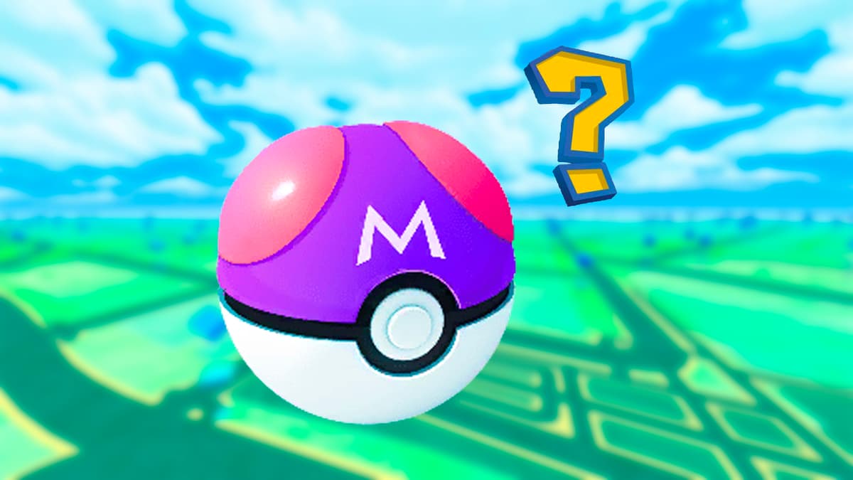 A Master Ball in Pokemon GO