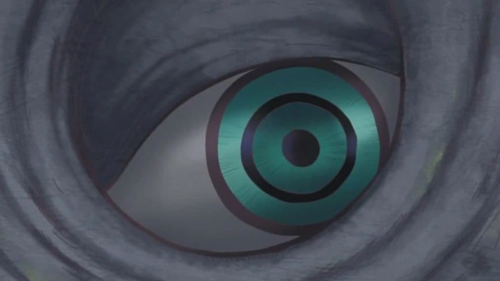 An image of Zunehsa's eyes in One Piece