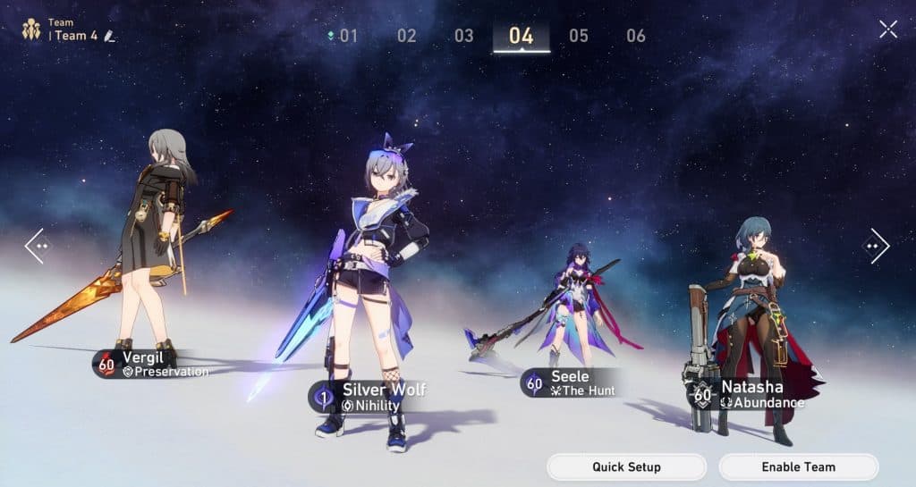 Best Team Comp for Seele in Honkai Star Rail