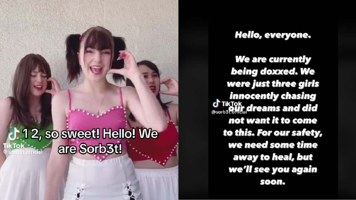 Sorb3t responds to being doxxed tiktok