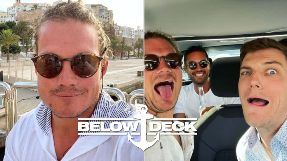 Gary, Chase, and Colin from Below Deck Sailing Yacht