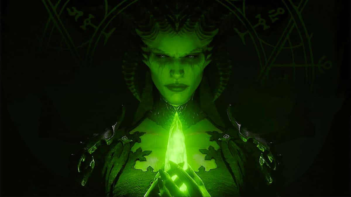 Diablo IV colored Nvidia green