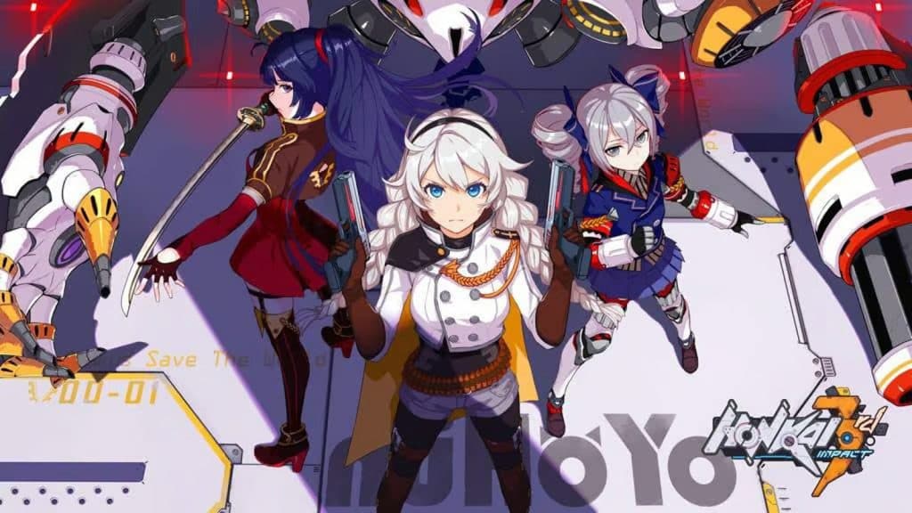 An image of Honkai Impact 3rd artwork, a game like Honkai Star Rail.