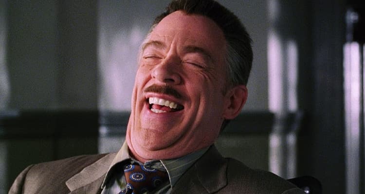 JK Simmons as J Jonah Jameson in Spider-Man