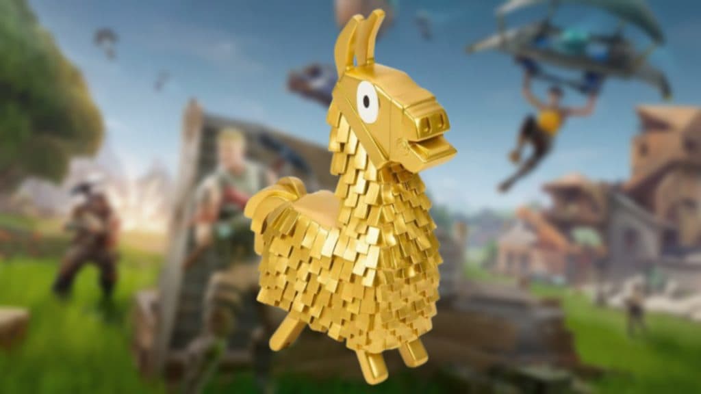 Fortnite Gold Loot Llama Tree Topper