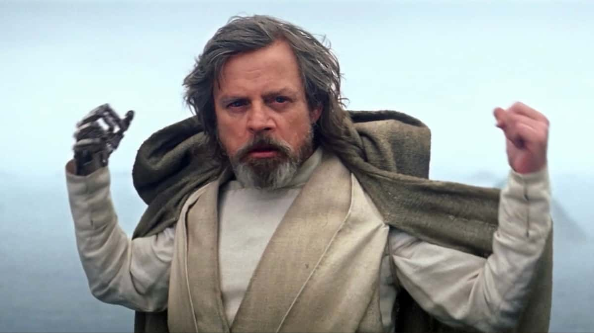 Mark Hamill as Luke Skywalker.