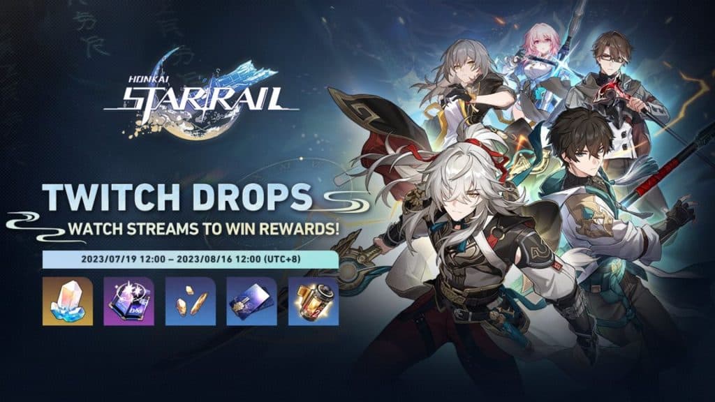 Honkai Star Rail Twitch drops screenshot