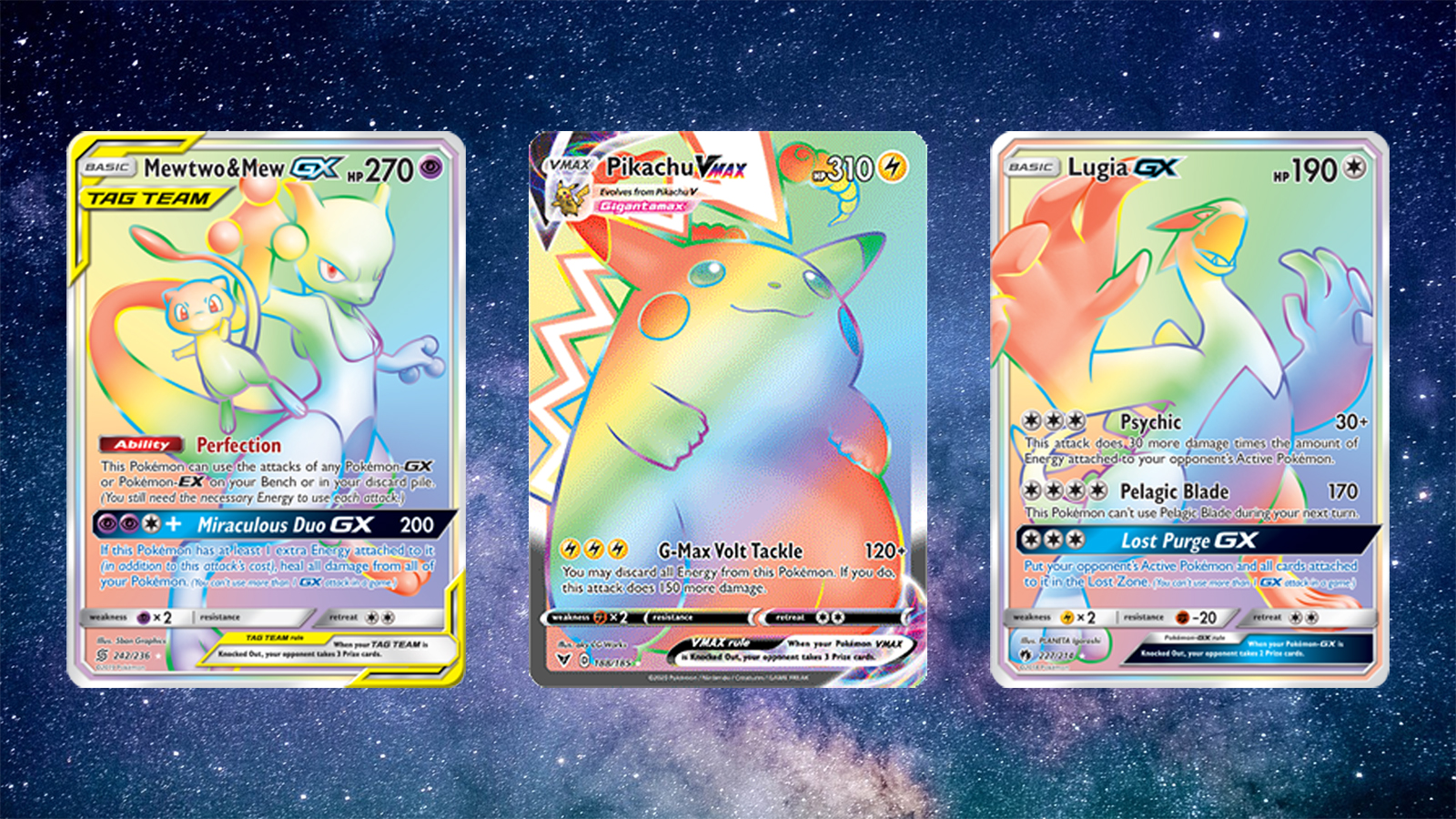 Pokemon offers cards rainbow