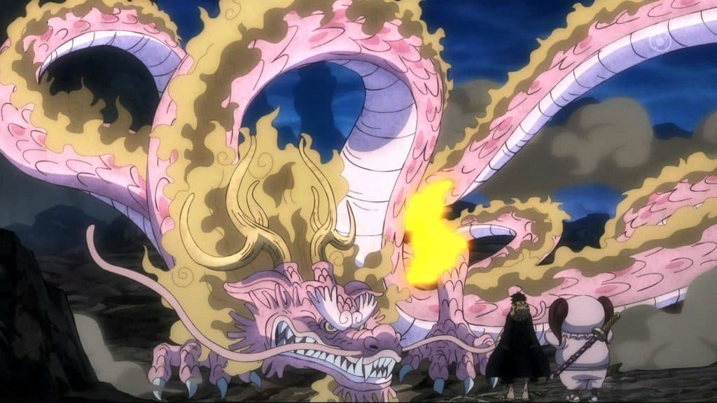 An image of Momonosuke in his dragon form