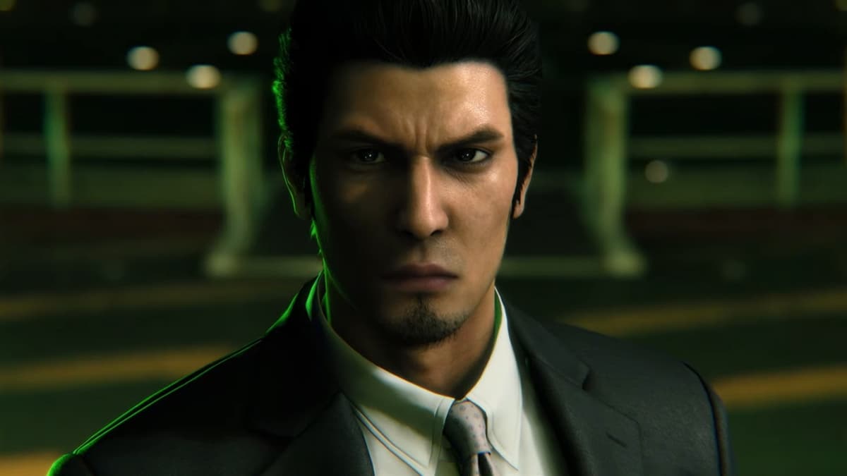 A screenshot of Kazuma Kiryu from Yakuza Like A Dragon Gaiden