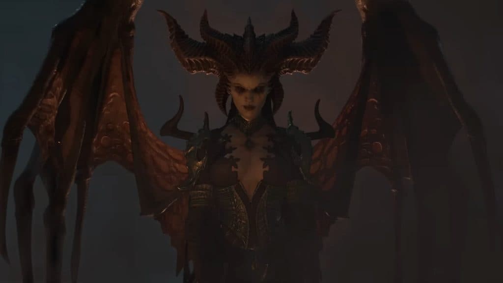 A screenshot from Diablo 4 trailer