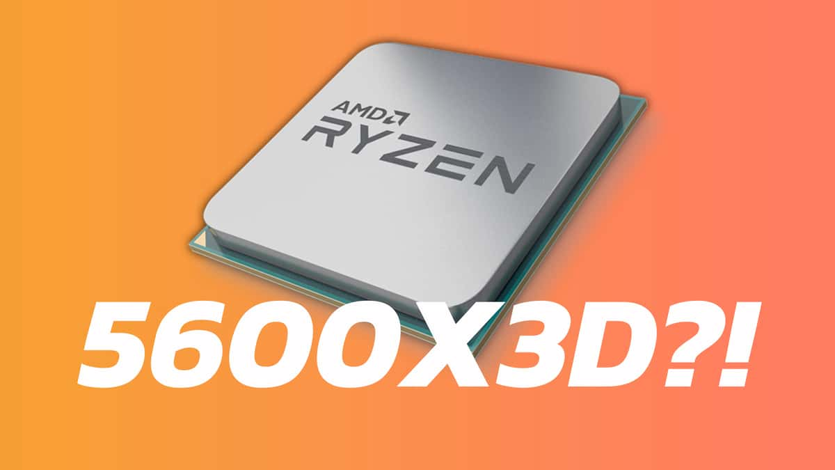 AMD CPU with 5600X3D?! in front of it