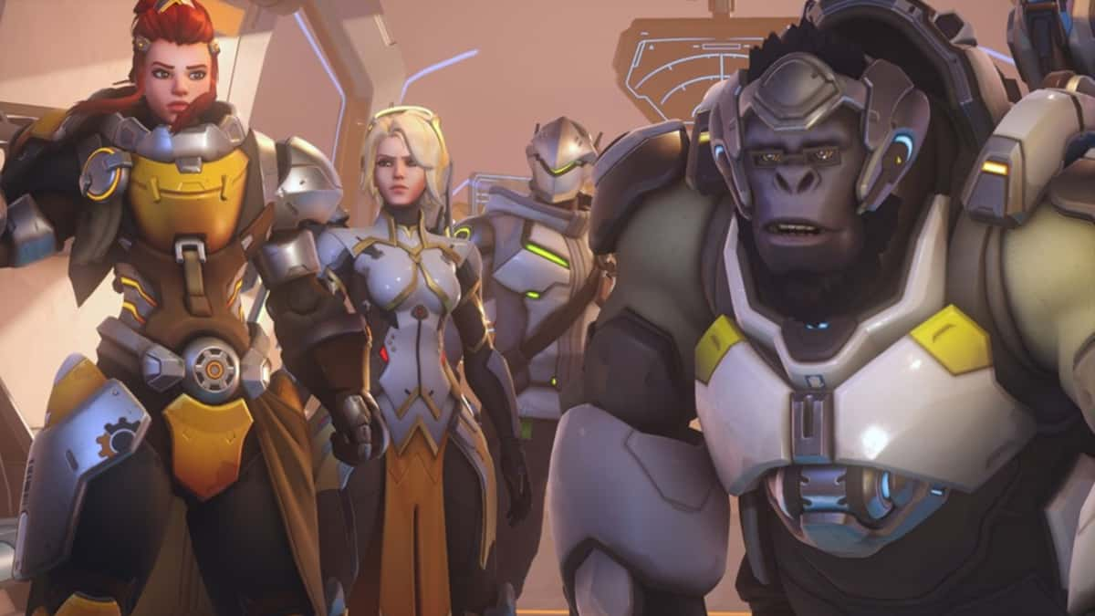 overwatch 2 winston, brig, mercy and genji