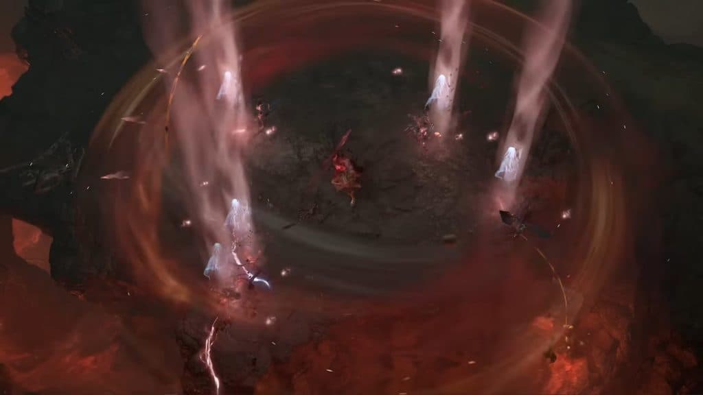 A screenshot from Diablo 4 trailer