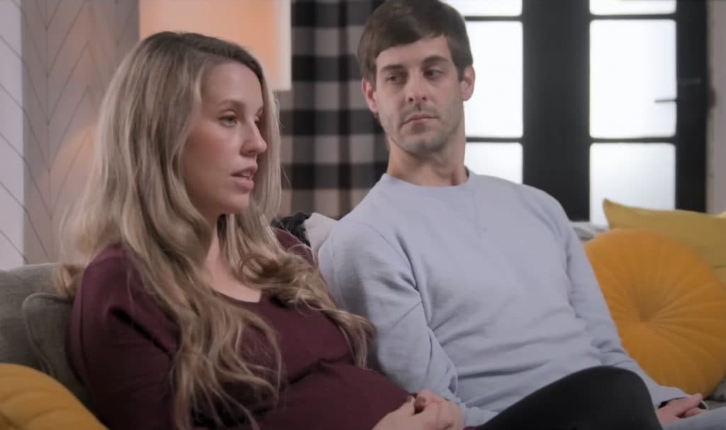 Jill Duggar Dillard and her husband Derick in Shiny Happy People: Duggar Family Secrets