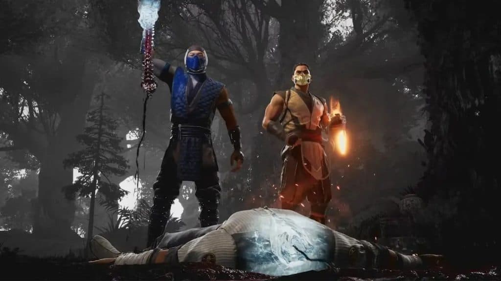 sub-zero and scorpion in mortal kombat 1