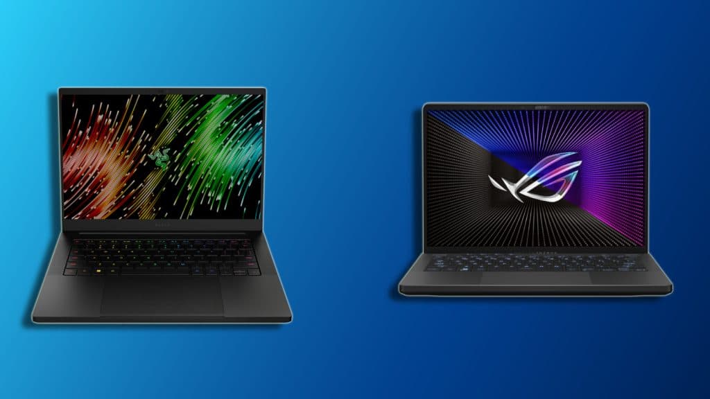 Razer Blade 14 (2023) vs Asus ROG Zephyrus G14 (2023) display