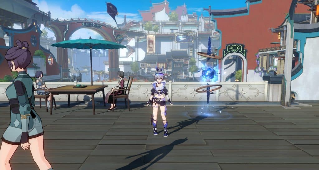 Screenshot of Silver Wolf from Honkai Star Rail