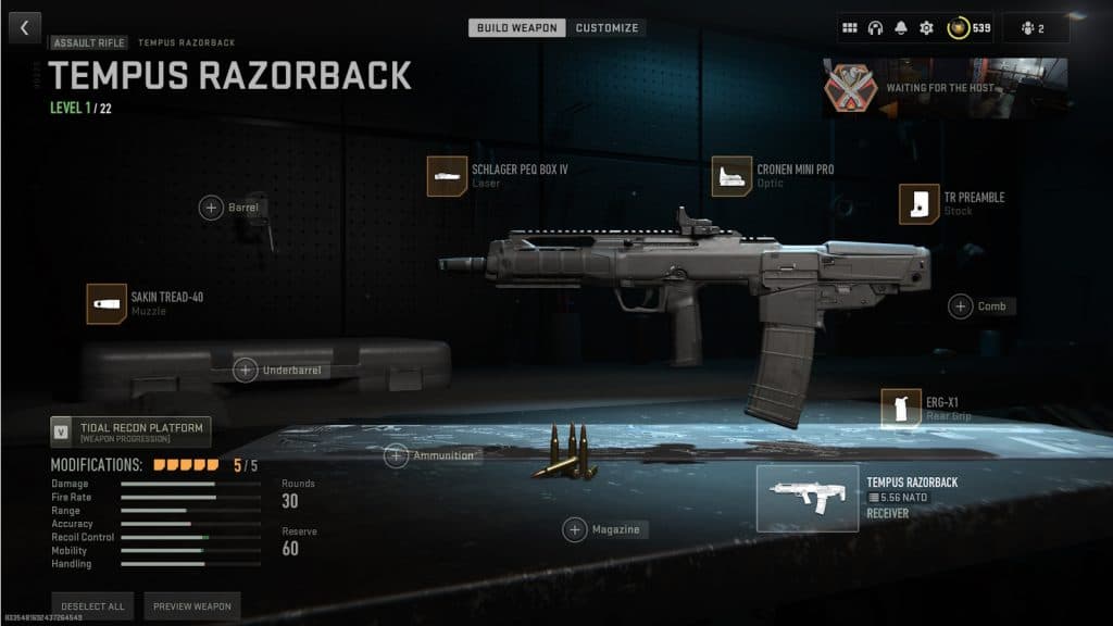 The best Tempus Razorback loadout to use in MW2 Season 4.