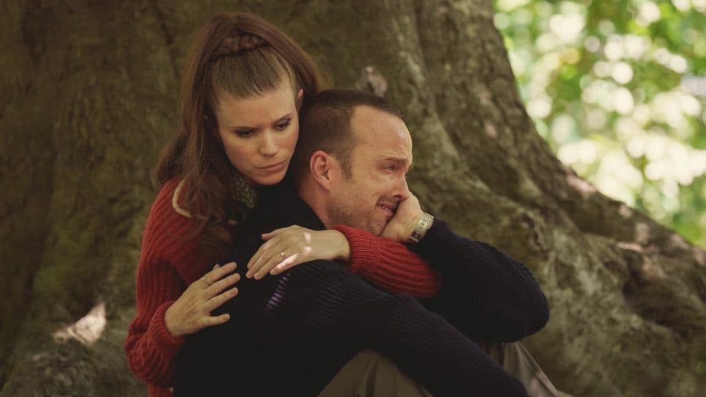 Aaron Paul and Kate Mara in Black Mirror Season 6 Episode 3, 'Beyond the Sea'