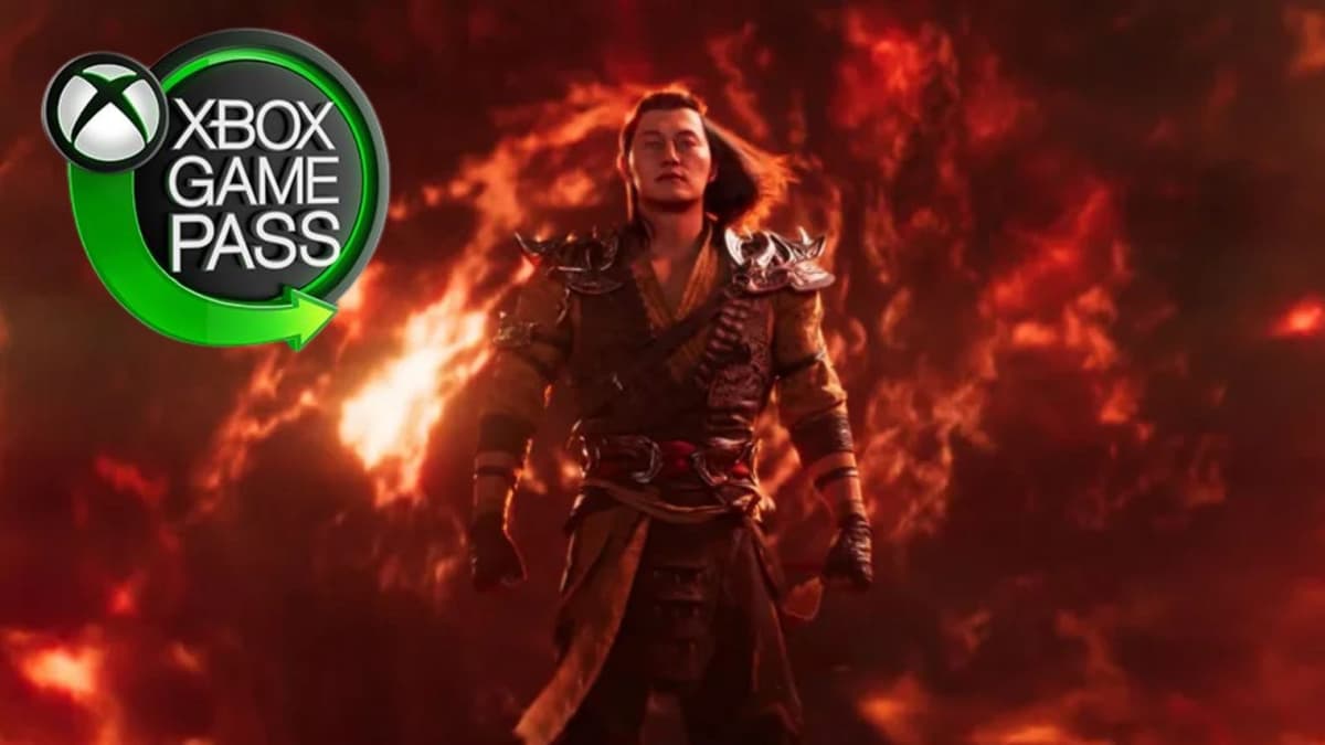 shang tsung walking out of fire in mortal kombat 1