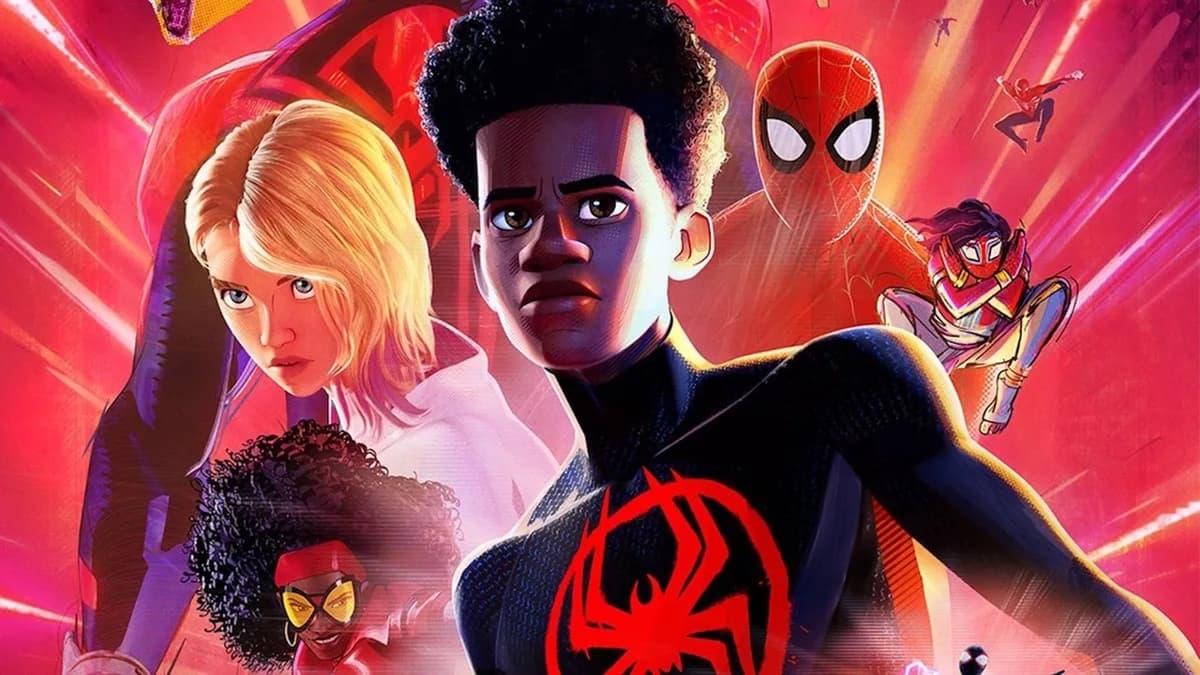 Gwen and Miles in the Spider-Man: Across the Spider-Verse